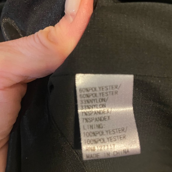 Badgley Mischka !Strapless! Black Cocktail Dress size 14 - Picture 4 of 7